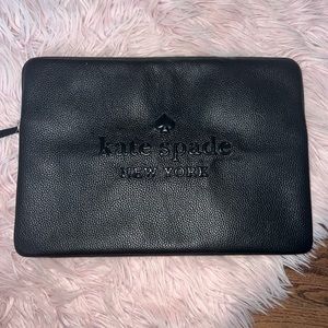 Unused Kate Spade leather laptop case/sleeve with zipper